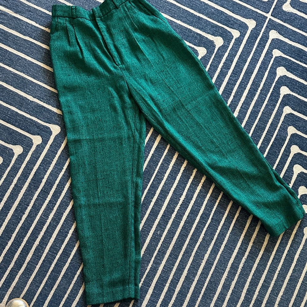 Vintage turquoise pants